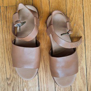 Tan Leather Madewell sandals